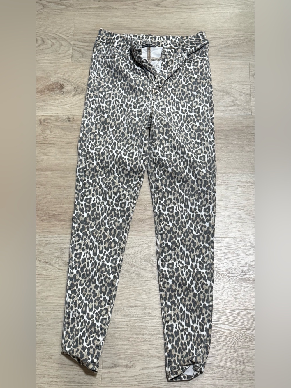 American Eagle Outfitters Leopard Print Leggings - Cream, Brown & Black